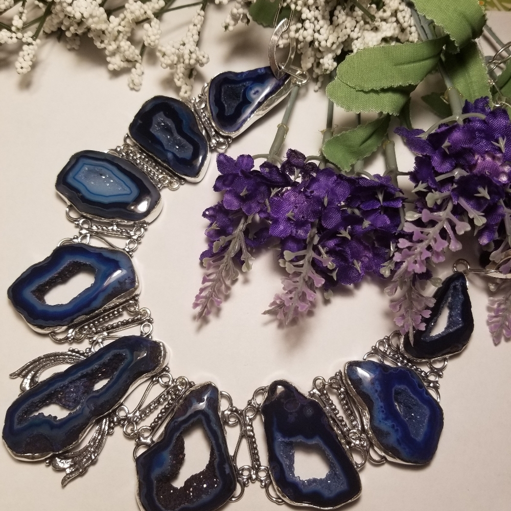 Batswana Agate 925 Statement Piece - image 6